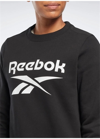 Reebok Siyah Kadın Yuvarlak Yaka Sweatshirt H54774 RI BL Fleece Crew_2