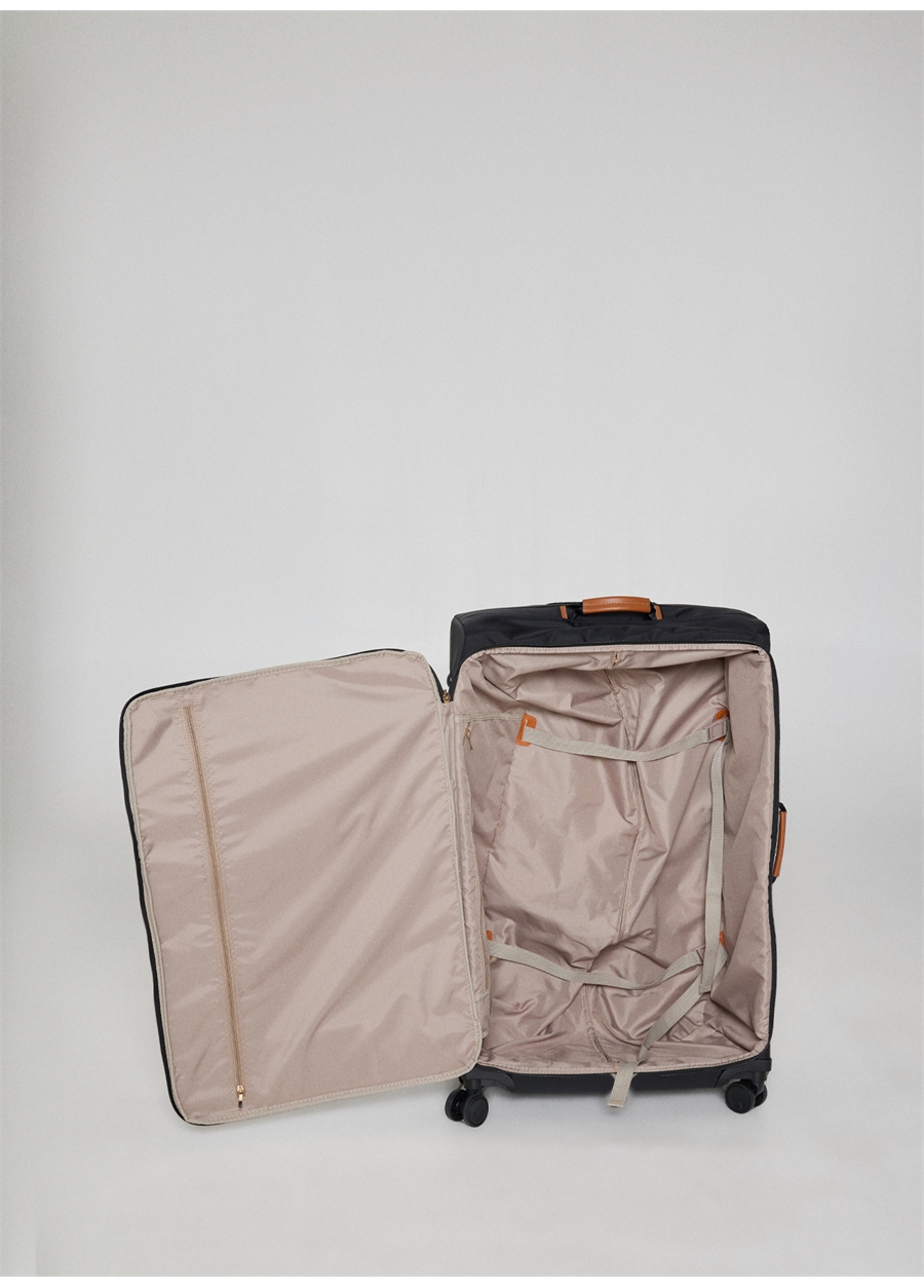 Brıcs Siyah Unisex 48X77x28 Cm Çekçekli Kumaş Valiz BXL58145.101 Trolley_4