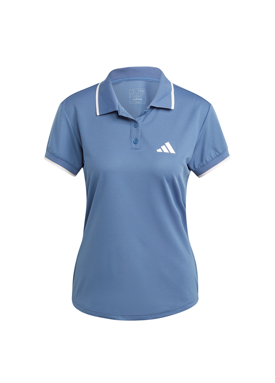 Adidas Mavi Kadın Polo Yaka T-Shirt IA7036-CLUBHOUSE POLO