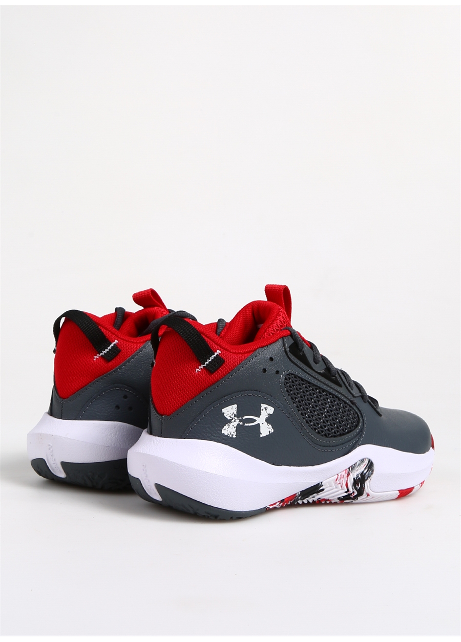 Under Armour Gri Erkek Çocuk Basketbol Ayakkabısı 3025617-102 UA GS Lockdown 6_2