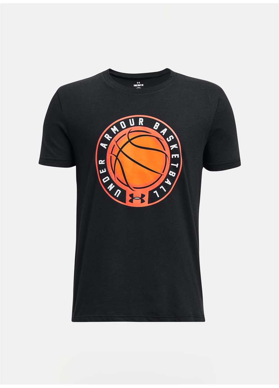 Under Armour Siyah Erkek Çocuk T-Shirt 1380049-001 UA BBALL ICON SS_0