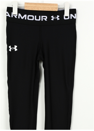 Under Armour Siyah Kız Çocuk Dar Paça Dar Düz Tayt 1373954-001 Armour Legging_2