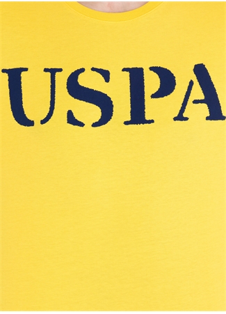 U.S. Polo Assn. Bisiklet Yaka Koyu Sarı Erkek T-Shirt GEARTIY023_5