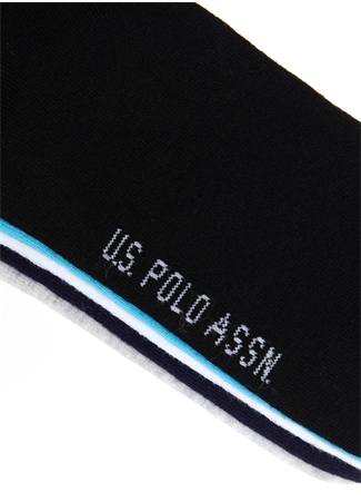 U.S. Polo Assn. Gri Melanj Erkek Çorap A081SZ013.P02.JAMES_2