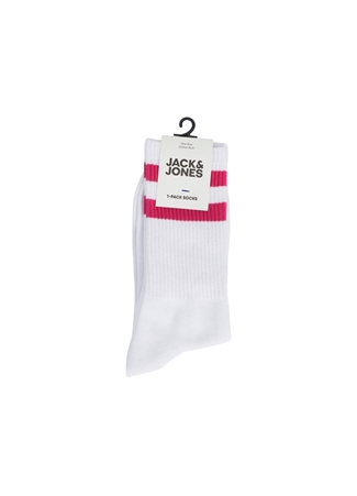 Jack & Jones Pembe Erkek Çorap 12240479_JACAEDAN TENNIS SOCK SN_1