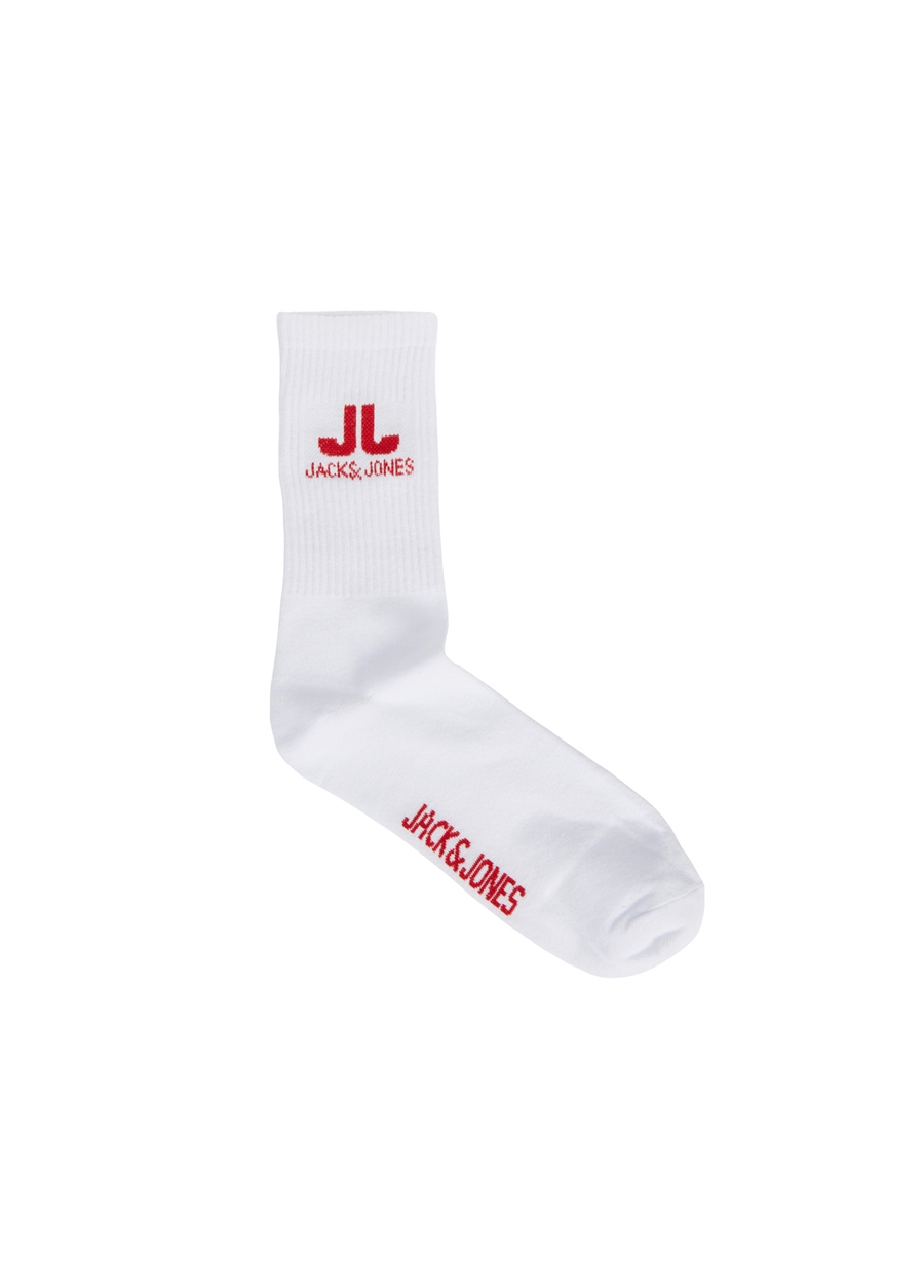 Jack & Jones Kırmızı Erkek Çorap 12240976_JACJJ LOGO TENNIS SOCK_1