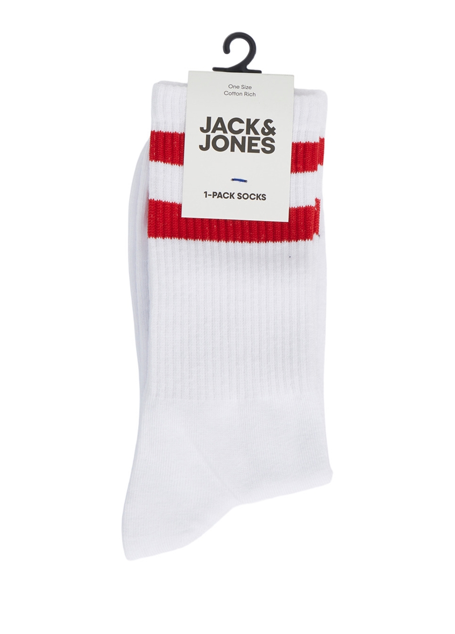 Jack & Jones Kırmızı Erkek Çorap 12240479_JACAEDAN TENNIS SOCK SN_1