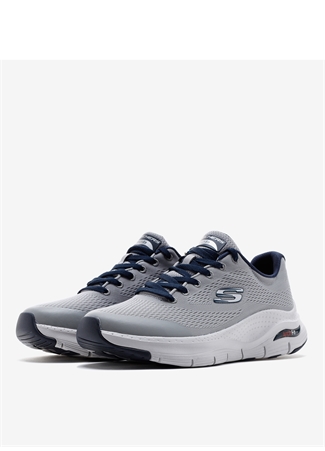 Skechers Gri - Lacivert Erkek Lifestyle Ayakkabı 232040TK GYNV ARCH FİT_2