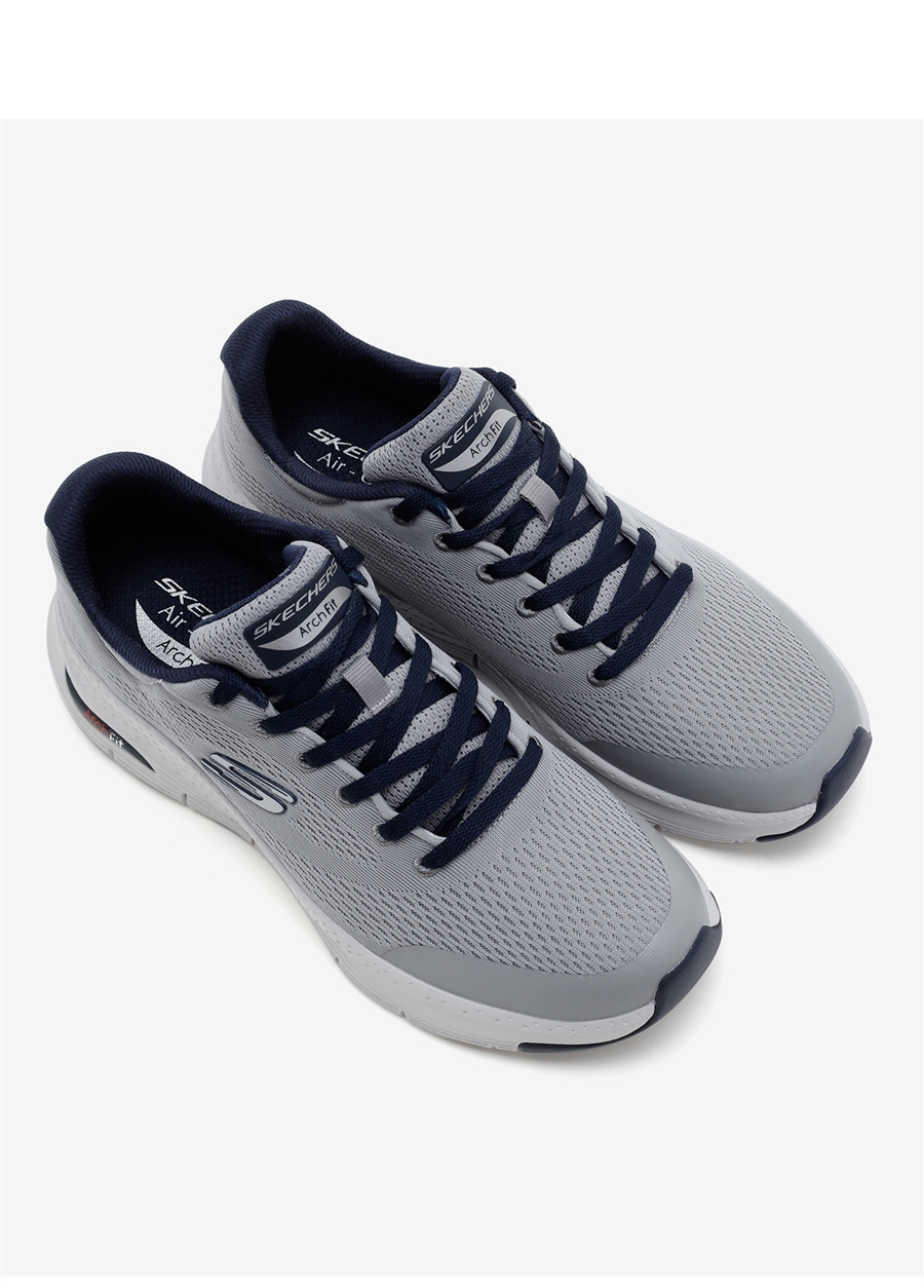 Skechers Gri - Lacivert Erkek Lifestyle Ayakkabı 232040TK GYNV ARCH FİT_5