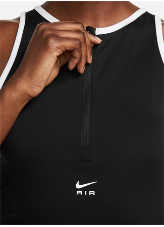 Nike Siyah - Gri - Gümüş Kadın Yuvarlak Yaka Regular Fit Atlet FB7624-010 W NK AIR DF TANK_3