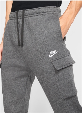 Nike Siyah - Gri - Gümüş Erkek Regular Fit Eşofman Altı CD3129-071 M NSW CLUB PANT CARGO BB_2