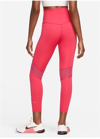 Nike Kırmızı - Pembe Kadın Slim Fit Tayt FB5471-648 W NK ONE DF HR 7/8 TIGHT_4