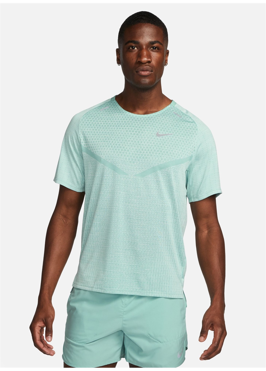 Nike Yeşil Erkek T-Shirt DM4753-310 M NK DFADV TECHKNIT ULTR
