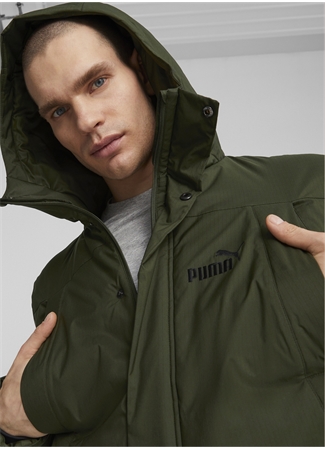 Puma Yeşil Erkek Dik Yaka Regular Fit Mont 67537931 Hooded Padded Parka_2