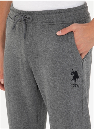 U.S. Polo Assn. Normal Bel Slim Fit Antrasit Melanj Erkek Eşofman Altı HEROLDSK023_5