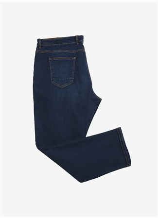 U.S. Polo Assn. Normal Bel Normal Paça Relaxed Mavi Erkek Denim Pantolon LUTHER-O-U_1