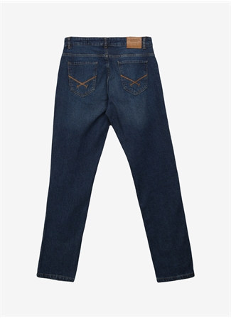 U.S. Polo Assn. Normal Bel Normal Paça Relaxed Koyu Mavi Erkek Denim Pantolon REJET-K_1