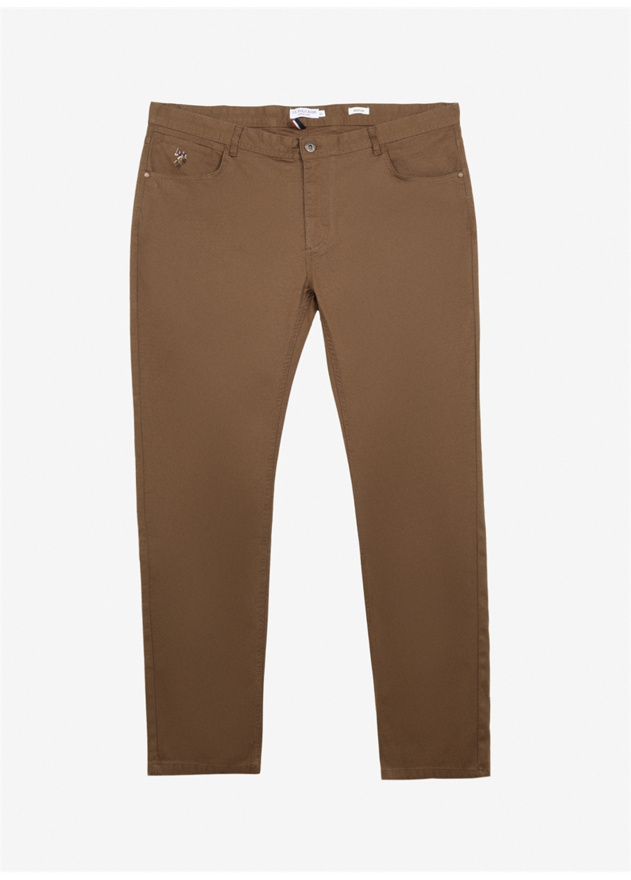 U.S. Polo Assn. Normal Bel Normal Paça Regular Fit Hardal Erkek Pantolon MICEL23K-REG