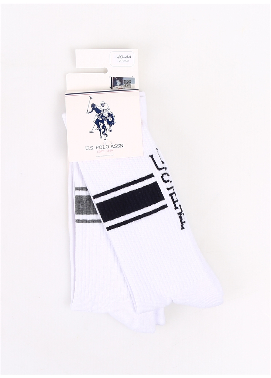 U.S. Polo Assn. Beyaz Erkek Çorap A081SZ013.P01.OLLE1