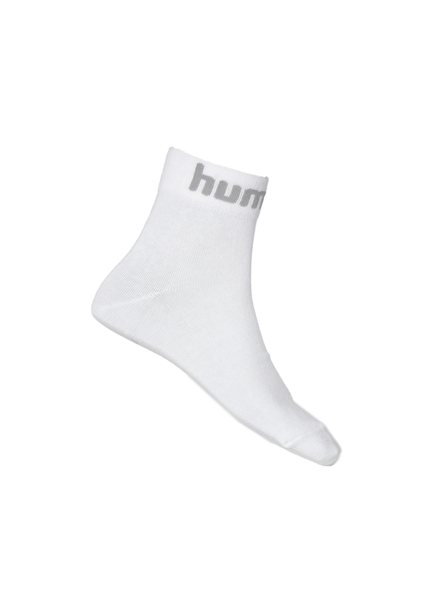 Hummel Beyaz - Gri Erkek Çorap 970267-9868 HMLSESA SHORT SOCKS