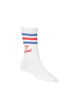 Hummel Beyaz - Koyu Mavi Erkek Çorap 970252-9861 HMLENJOY MIDI SOCKS