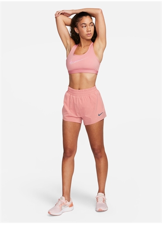 Nike Kırmızı - Pembe Kadın Regular Fit Şort FB7628-618 W RUN DVN DF HR 3 SHORT_2