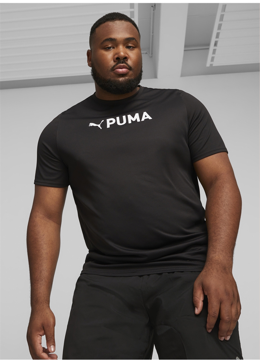 Puma Siyah Erkek T-Shirt Puma Fit Ultrabreathe Tee