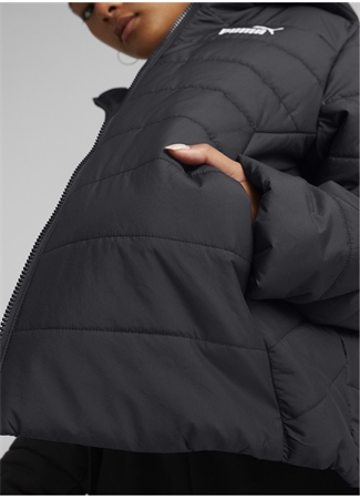 Puma Siyah Kadın Fermuarlı Mont ESS Padded Jacket_4