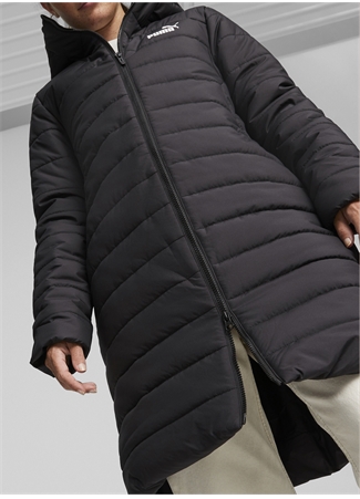 Puma Siyah Kadın Fermuarlı Mont ESS Padded Coat_1