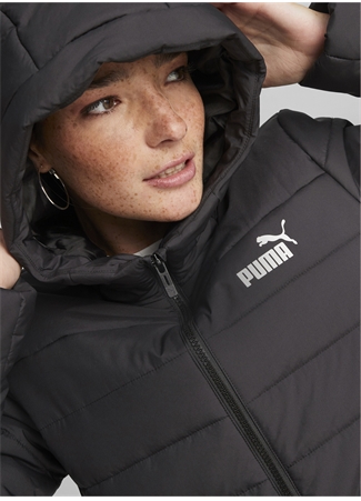 Puma Siyah Kadın Fermuarlı Mont ESS Padded Coat_3