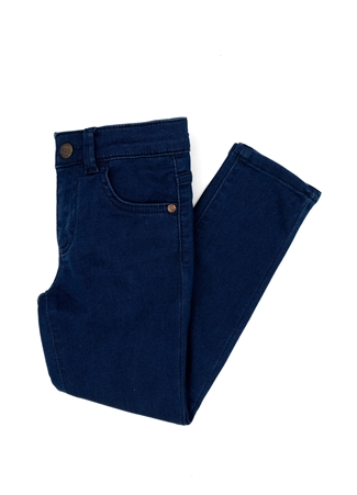 U.S. Polo Assn. Koyu Lacivert Kız Çocuk Dar Paça Uzun Toothpick Denim Pantolon RC-ISSYKIDS-23K-R