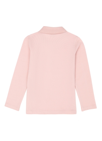 U.S. Polo Assn. Pembe Kız Çocuk Polo Yaka Uzun Kollu Sweatshirt TP01-SK023_1