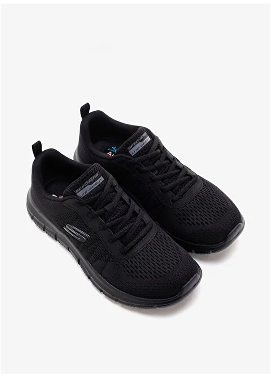 Skechers Siyah Kadın Lifestyle Ayakkabı 150141TK BBK TRACK_4