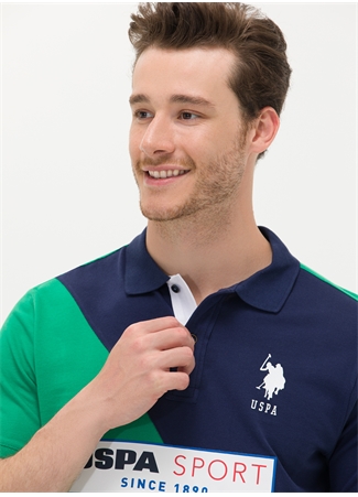 U.S. Polo Assn. Yeşil Erkek Polo T-Shirt T-JOPEL_1