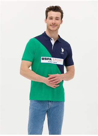 U.S. Polo Assn. Yeşil Erkek Polo T-Shirt T-JOPEL_2