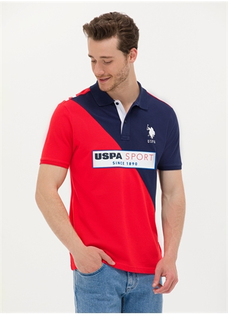 U.S. Polo Assn. Kırmızı Erkek Polo T-Shirt T-JOPEL