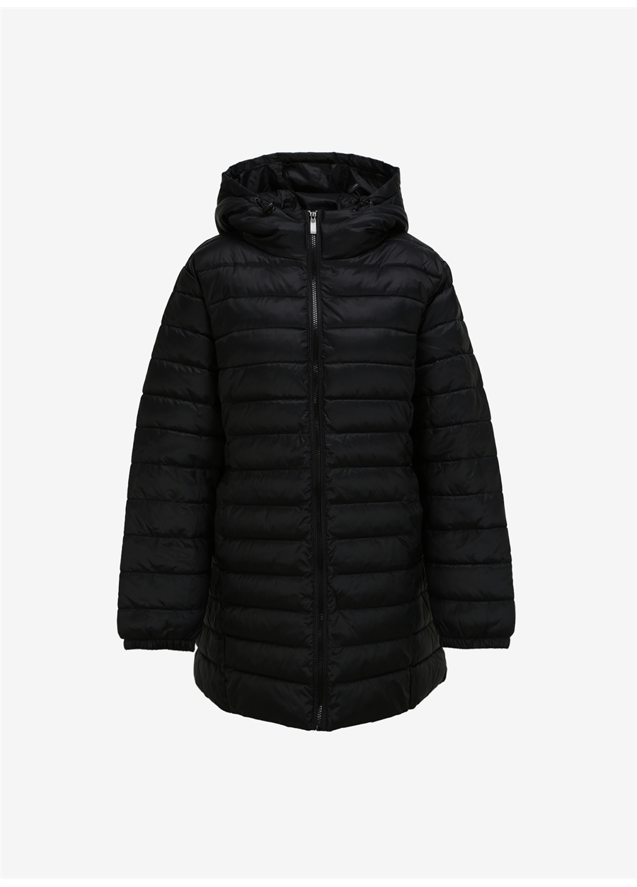 Only Siyah Kadın Mont CARNEW TAHOE QUILTED HOOD COAT OTW