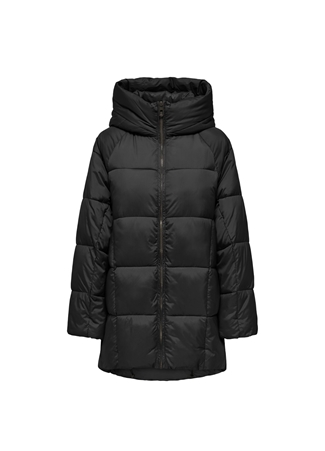 Only Siyah Kadın Kaban ONLASTA OVERSIZED PUFFER COAT CC OT