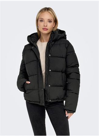 Only Siyah Kadın Mont ONLANN PREMIUM PUFFER JKT REGULAR O_2