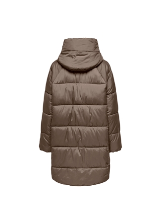 Only Açık Kahve Kadın Kaban ONLASTA OVERSIZED PUFFER COAT CC OT_1