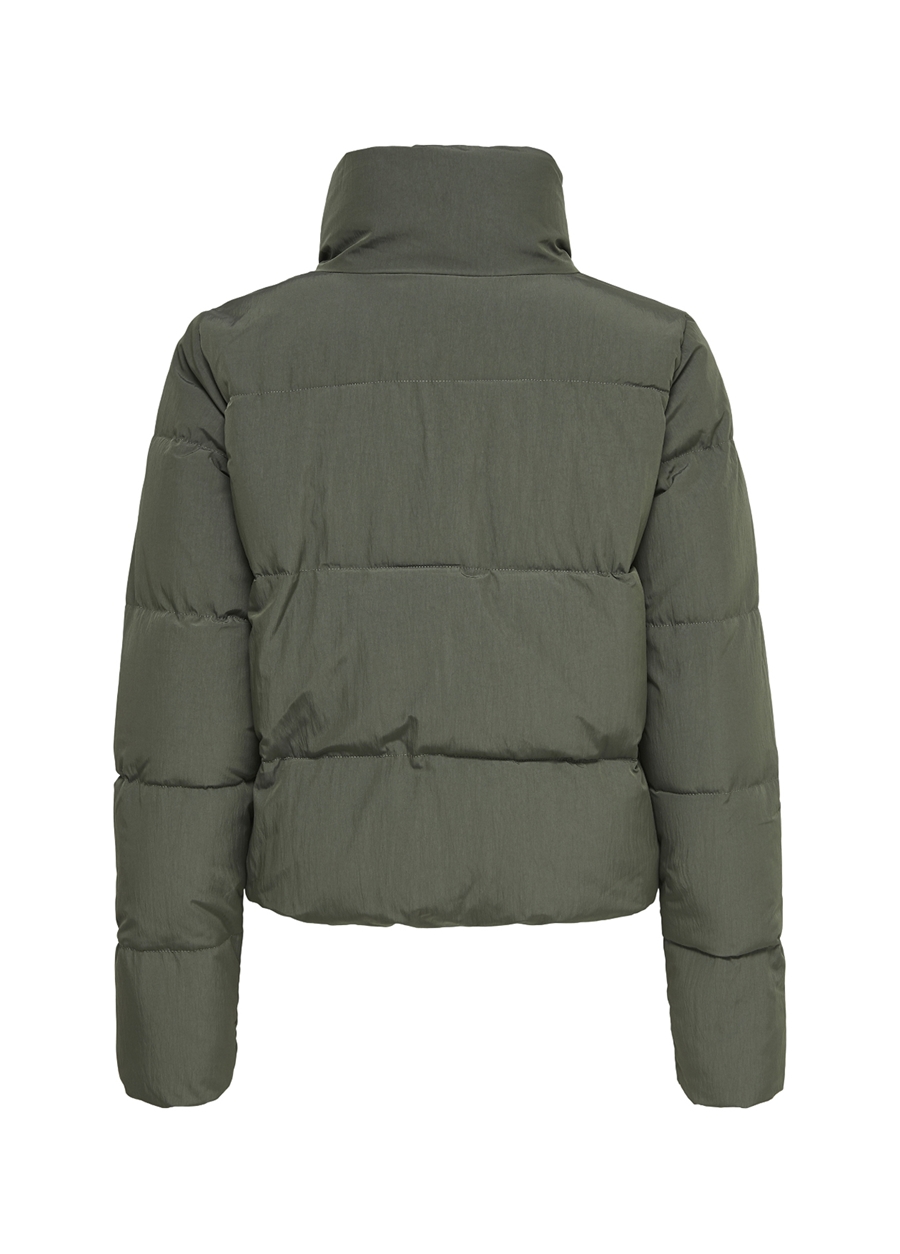 Only Koyu Kahve Kadın Mont ONLDOLLY SHORT PUFFER JACKET OTW NO_6