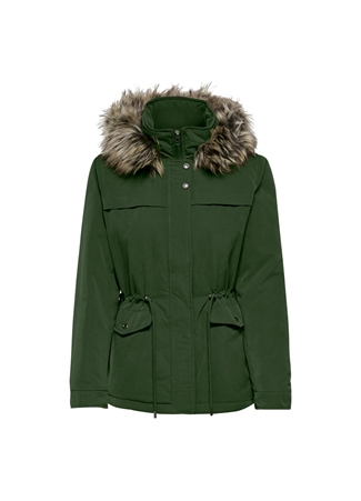 Only Yeşil Kadın Mont ONLNEWSTARLINE AW PARKA CC OTW_0