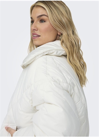 Only Kırık Beyaz Kadın Mont ONLNEWTAMARA SHORT QUILTED JACKET C_2