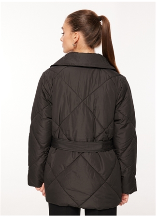 Only Siyah Kadın Mont ONLSUSSI QUILTED PUFFER JACKET OTW_4