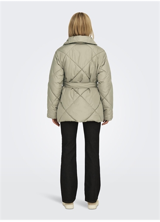 Only Yeşil Kadın Mont ONLSUSSI QUILTED PUFFER JACKET OTW_4