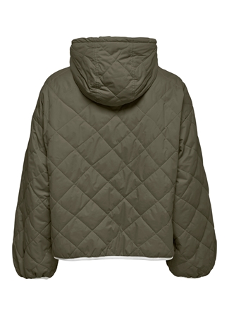 Only Yeşil Kadın Oversize Mont ONLSANDY QUILT JACKET CC OTW_1