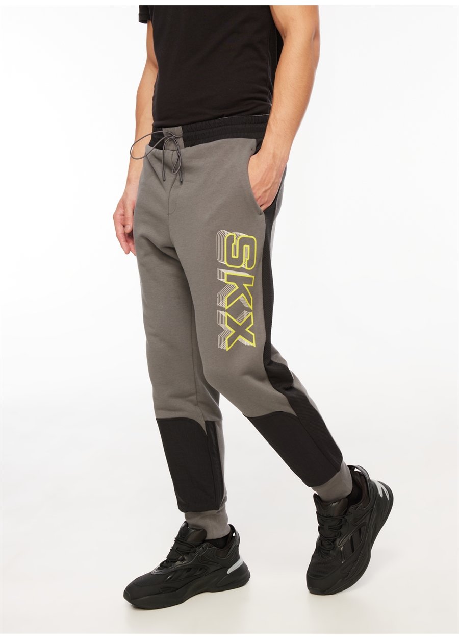 Skechers Gri Erkek Regular Fit Eşofman Altı 280-040M LW Fleece Jogger Sweatpant_1