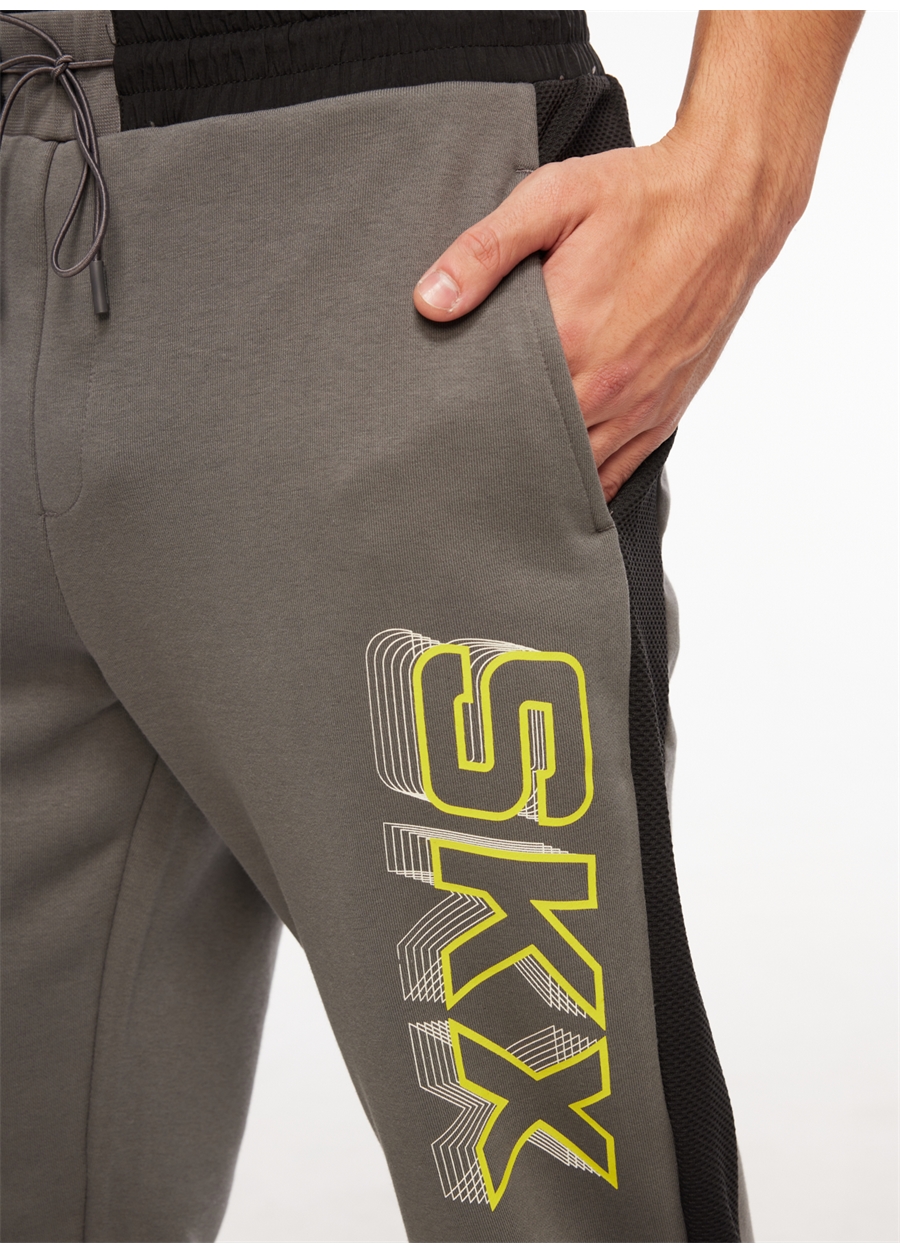 Skechers Gri Erkek Regular Fit Eşofman Altı 280-040M LW Fleece Jogger Sweatpant_3