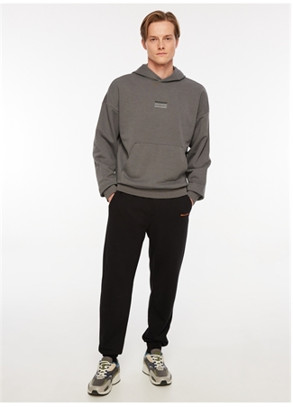 Skechers Gri Erkek Bisiklet Yaka Sweatshirt 32-040M_1