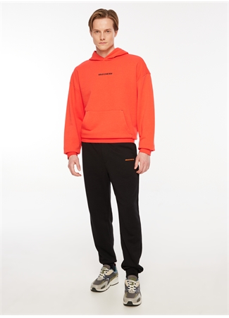 Skechers Kırmızı Erkek Bisiklet Yaka Sweatshirt 38-600M Essential Hoodie_1